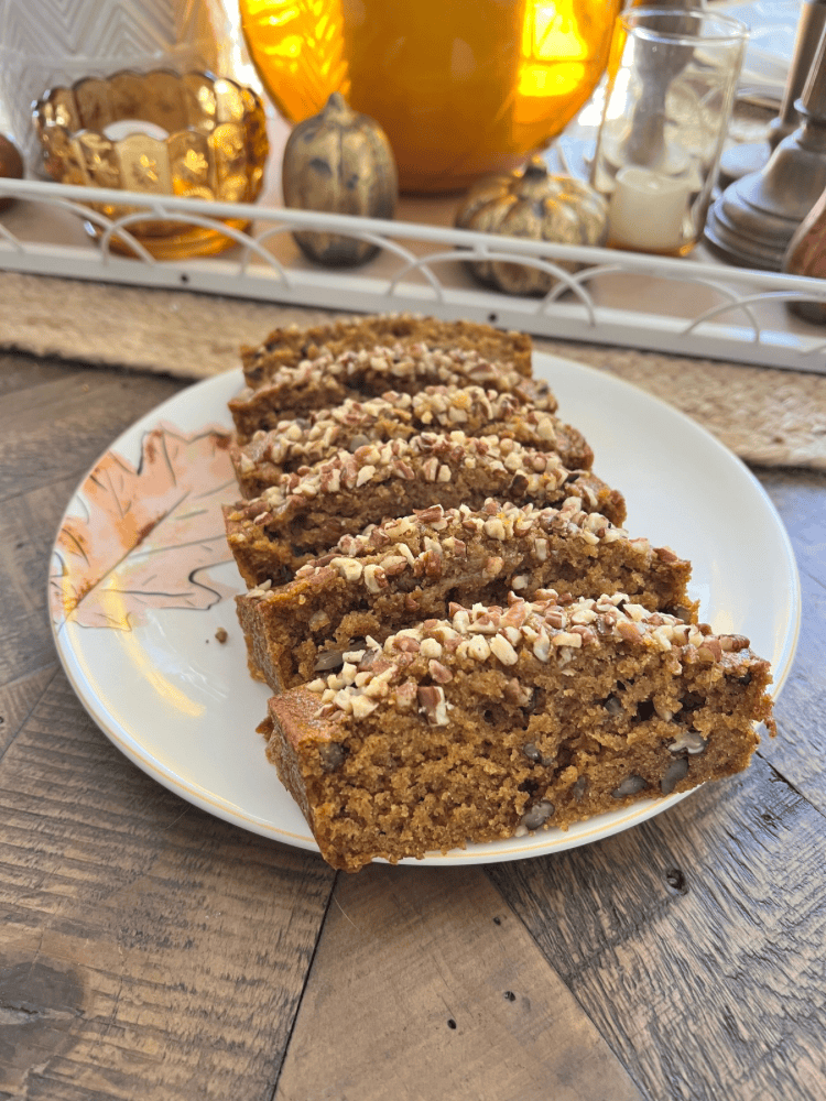 Pumpkin Bread With Pecans