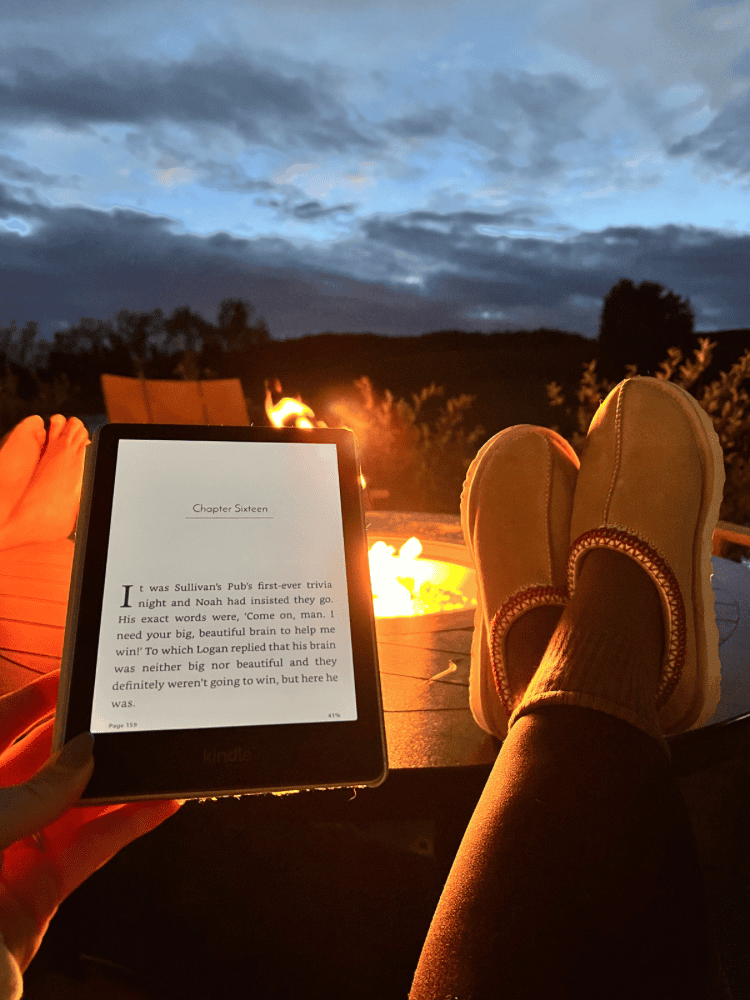 Relaxing By The Fire