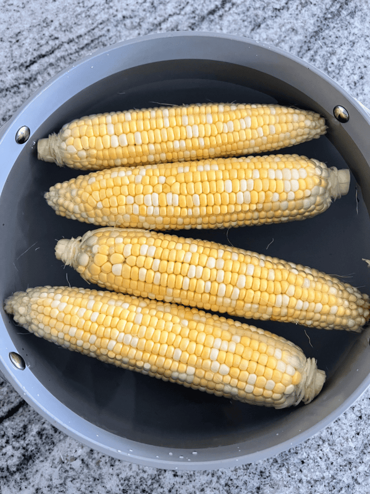 Soaking Corn on the Cob