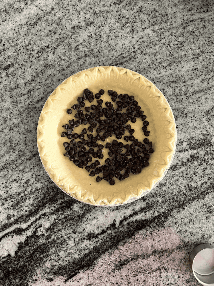Chocolate Chips in Crust