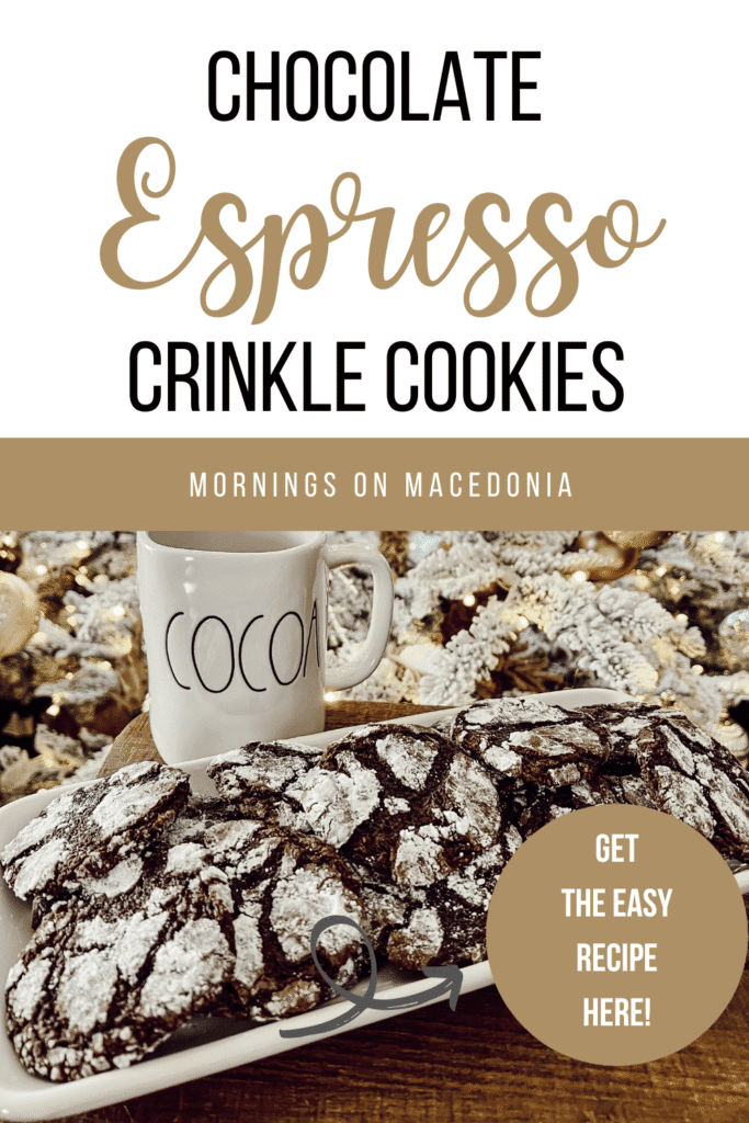 Chocolate Espresso Crinkle Cookies Recipe