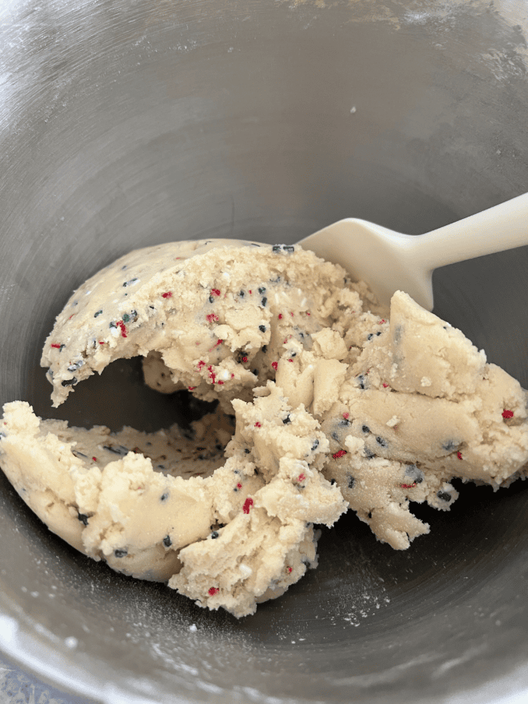 Christmas Sprinkle Cookie Dough