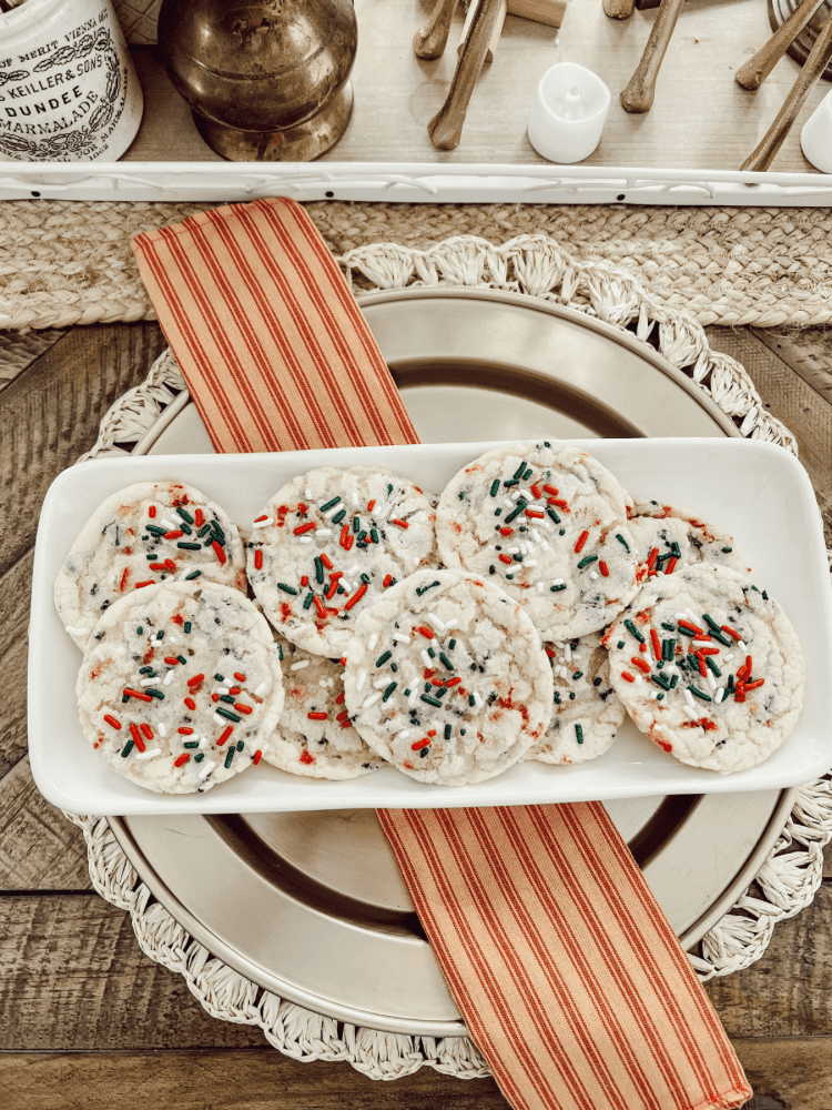 Christmas Sprinkle Cookies