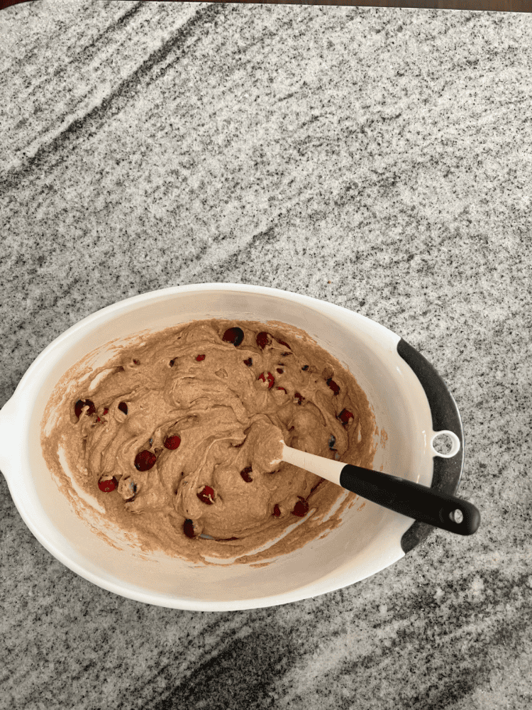 Cranberry Orange Muffin Batter