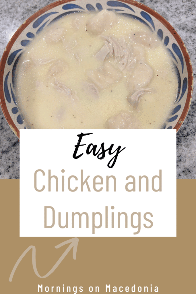 Easy Chicken and Dumplings