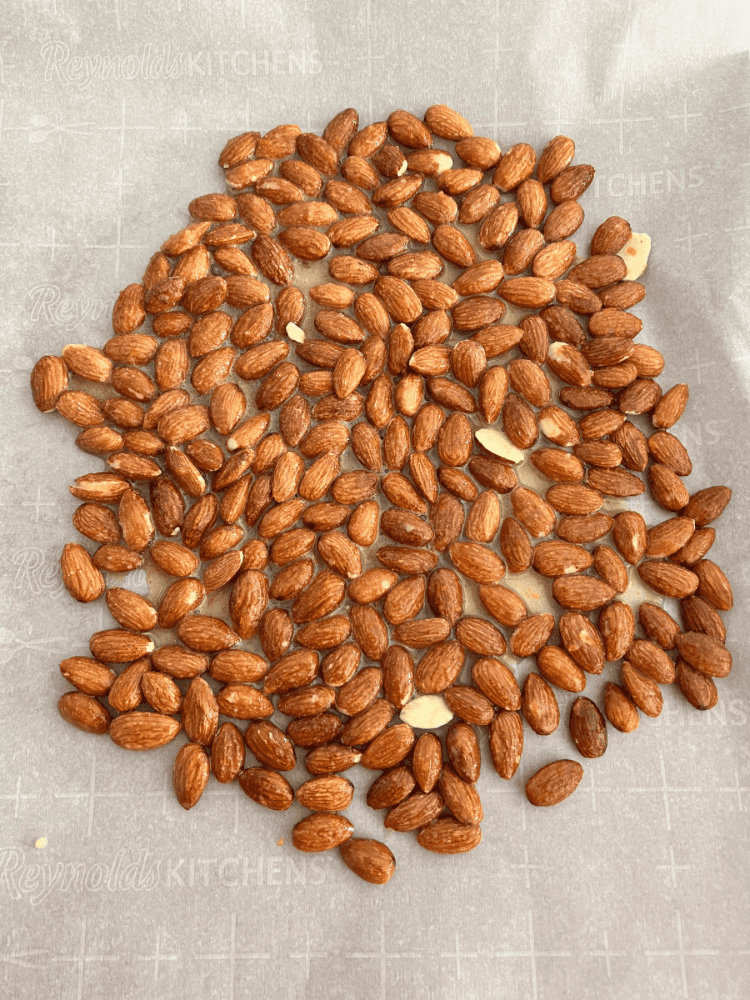 Before Baking Almonds