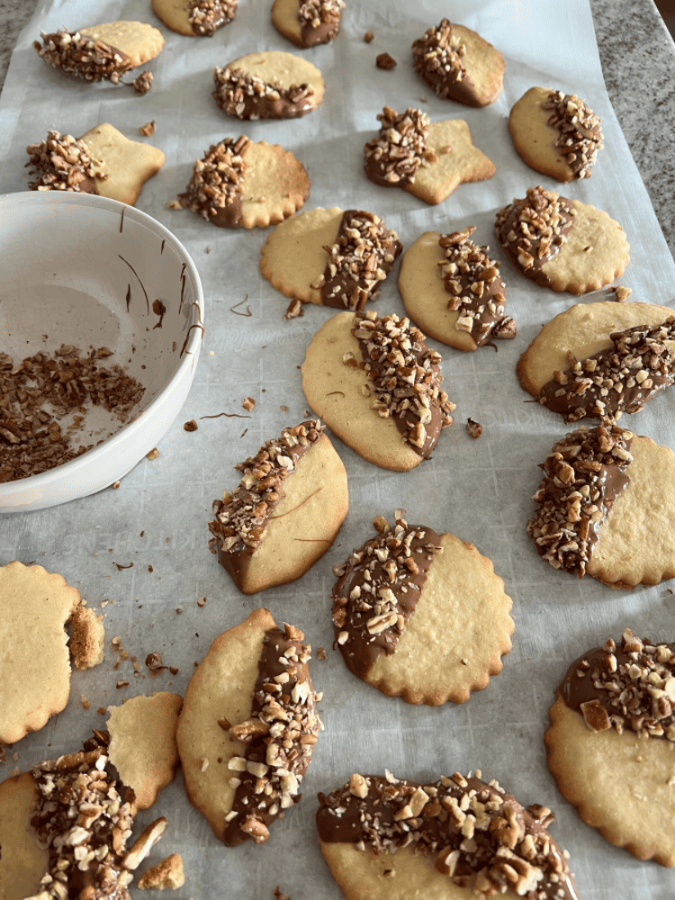 Dipping Shortbread Cookies