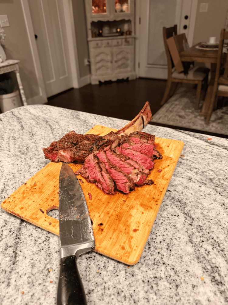 Cutting Steak