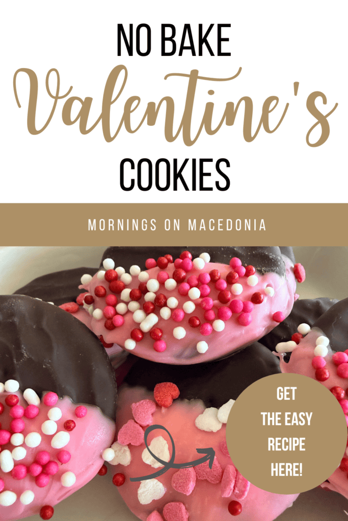 No Bake Valentine's Cookies
