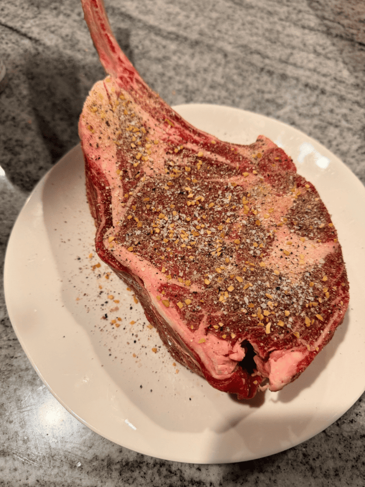 Seasoning Tomahawk
