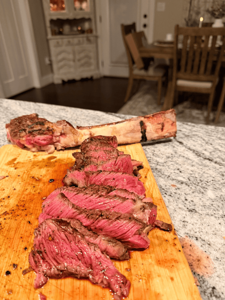 Slicing Steak