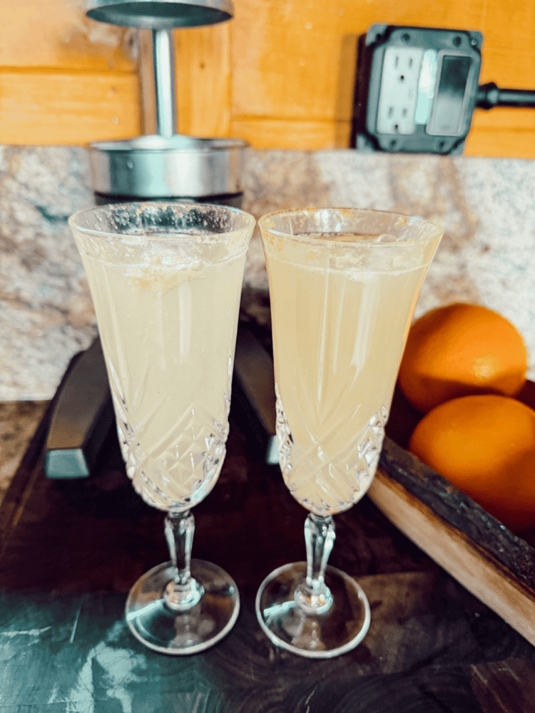 Freshly Squeezed OJ Mimosas