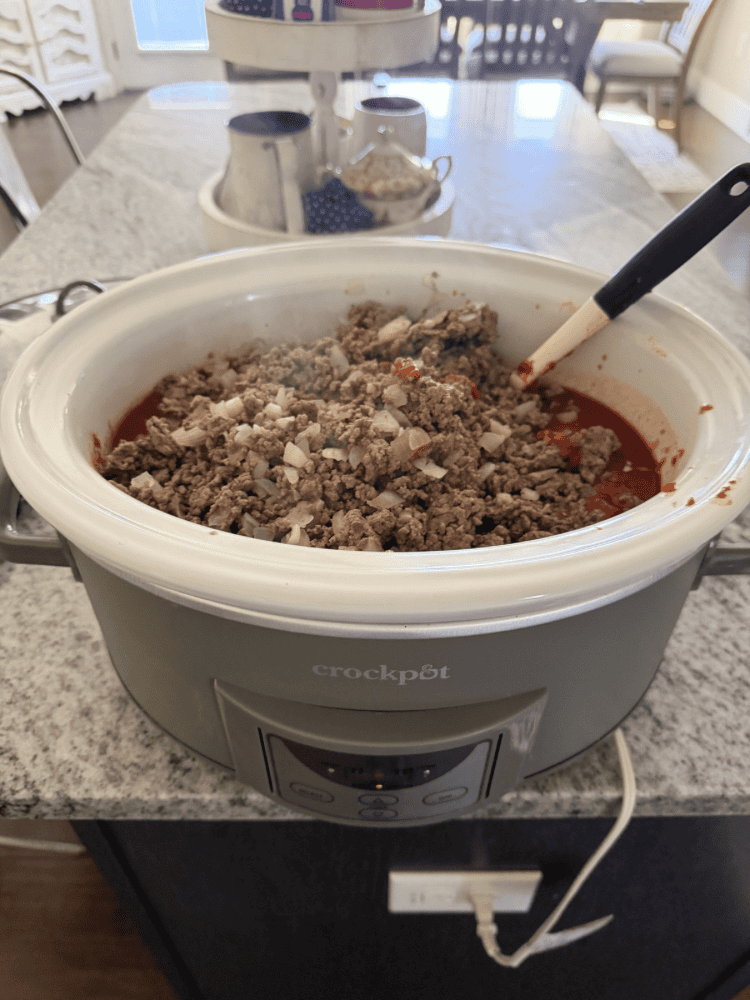 Adding Ground Beef To Crockpot