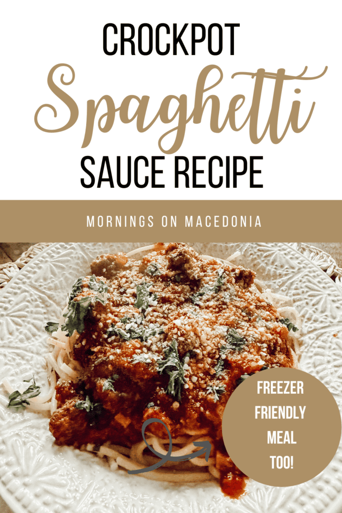 Easy Crockpot Spaghetti Sauce Recipe