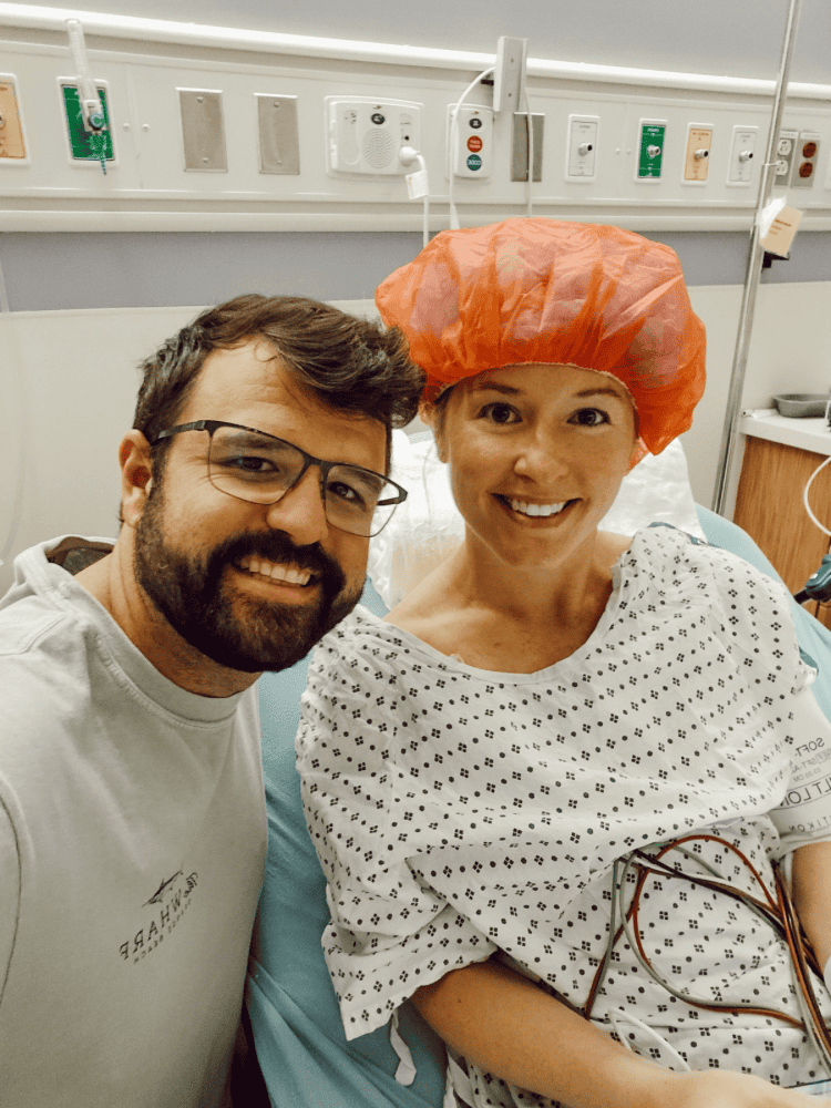 Hubby and I Before Surgery