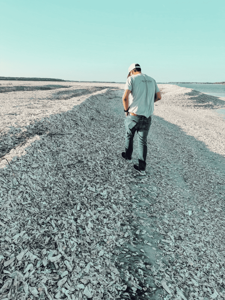 Logan on Shell Island