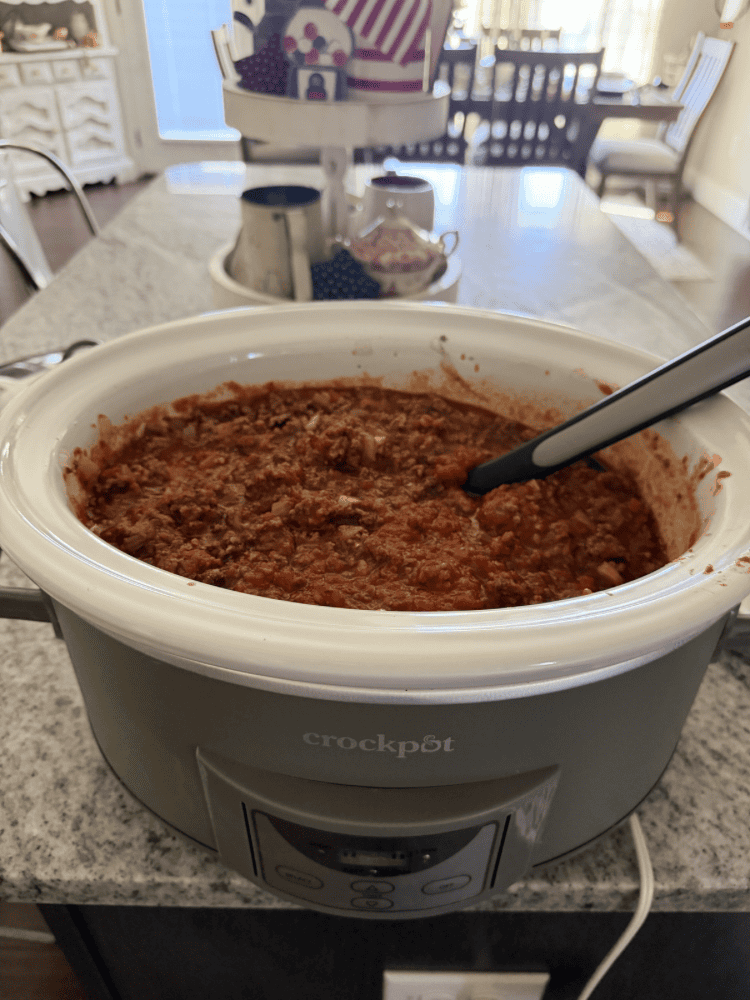 Spaghetti Sauce in Crockpot