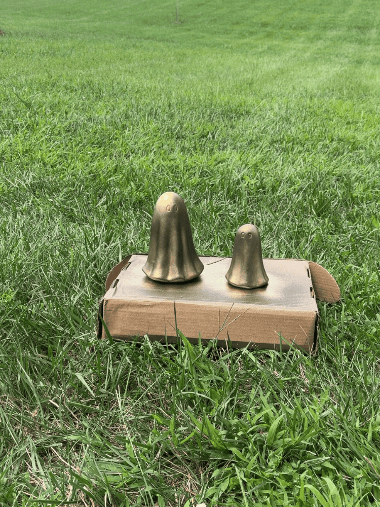 After Spray painting Metallic Gold
