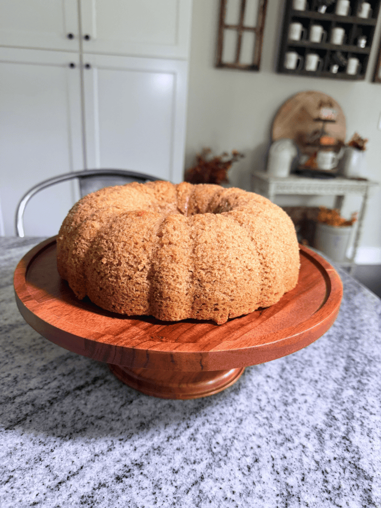 Apple Cider Donut Cake Finished