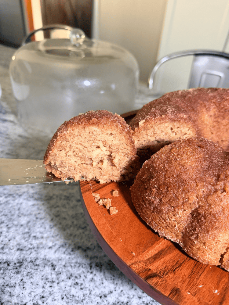 Apple Cider Donut Cake Slice