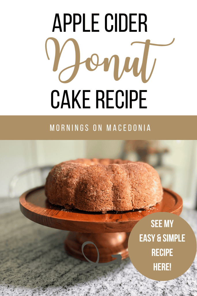 Apple Cider Donut Cake – Easy Fall Bundt Cake Recipe.