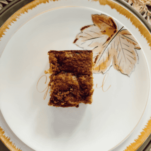 Cinnamon Apple Coffee Cake Slice