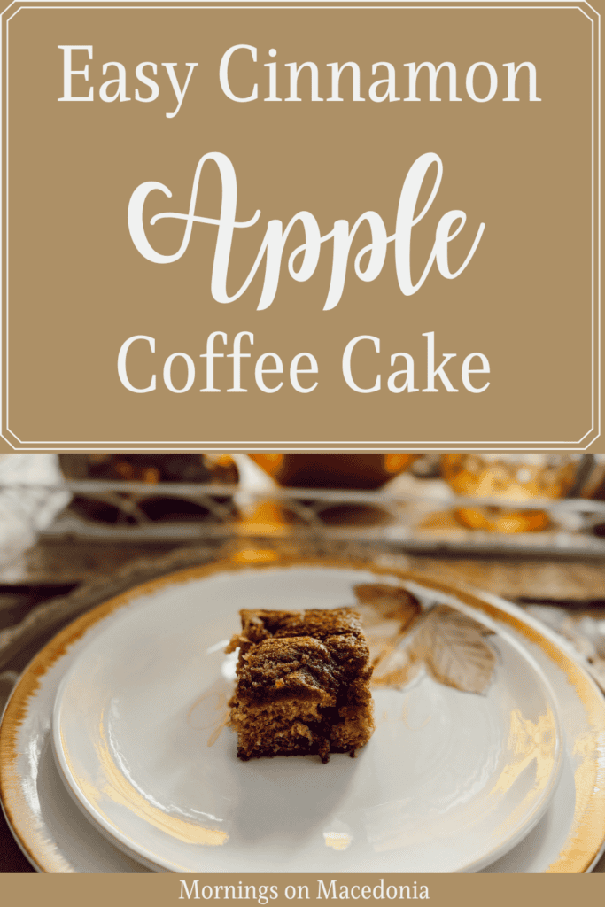 Easy Cinnamon Apple Coffee Cake