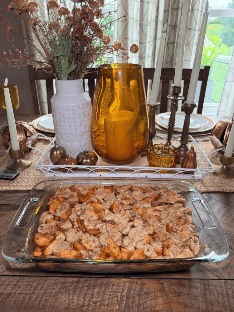 Finished 3 Ingredient Apple Cobbler