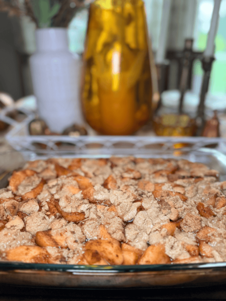 Finished Apple Cobbler