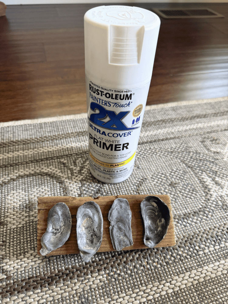 Making DIY Oyster Shell Ghosts