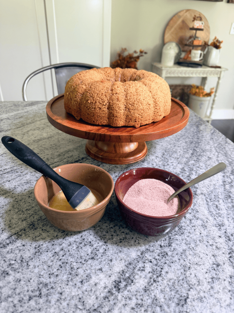 Mixing Cinnamon Sugar