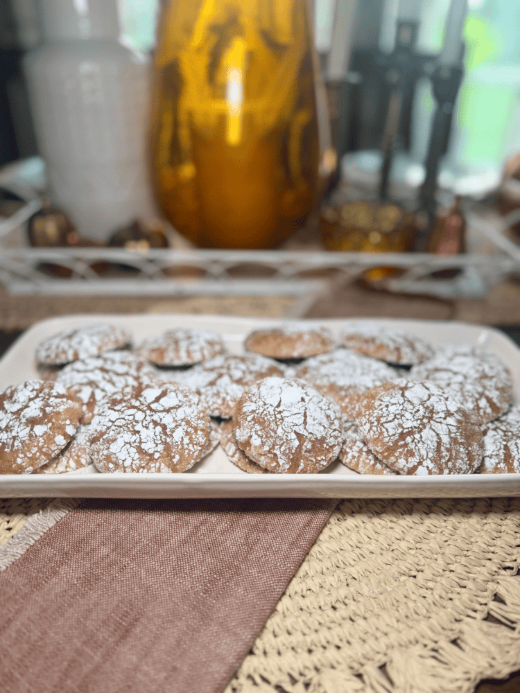 Apple Cider Crinkle Cookies With Brown Butter