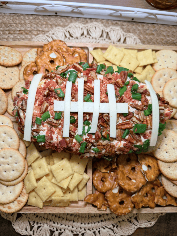 Close Up Of Football Cheeseball