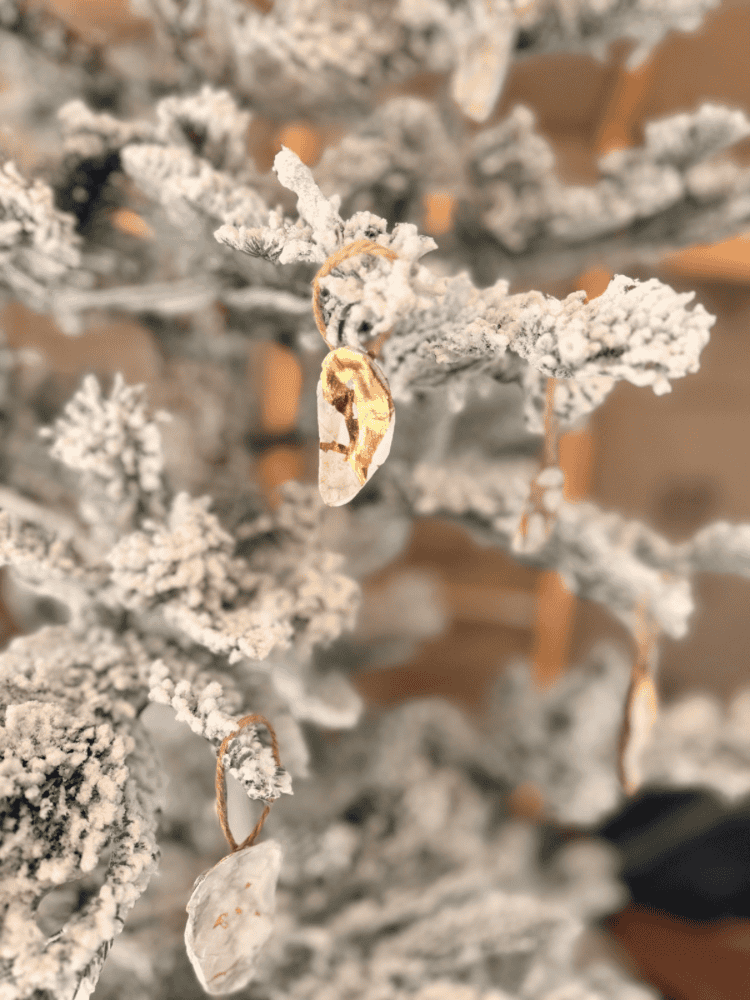 DIY Oyster Shell Ornament