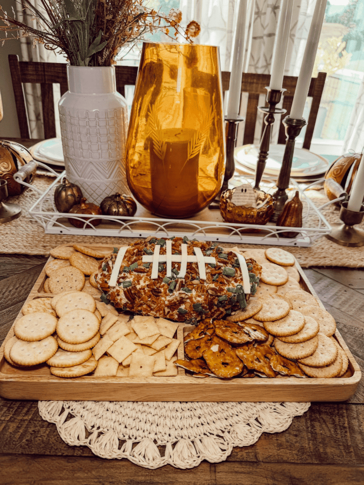 Easy Football Cheese Ball Recipe for Game Day
