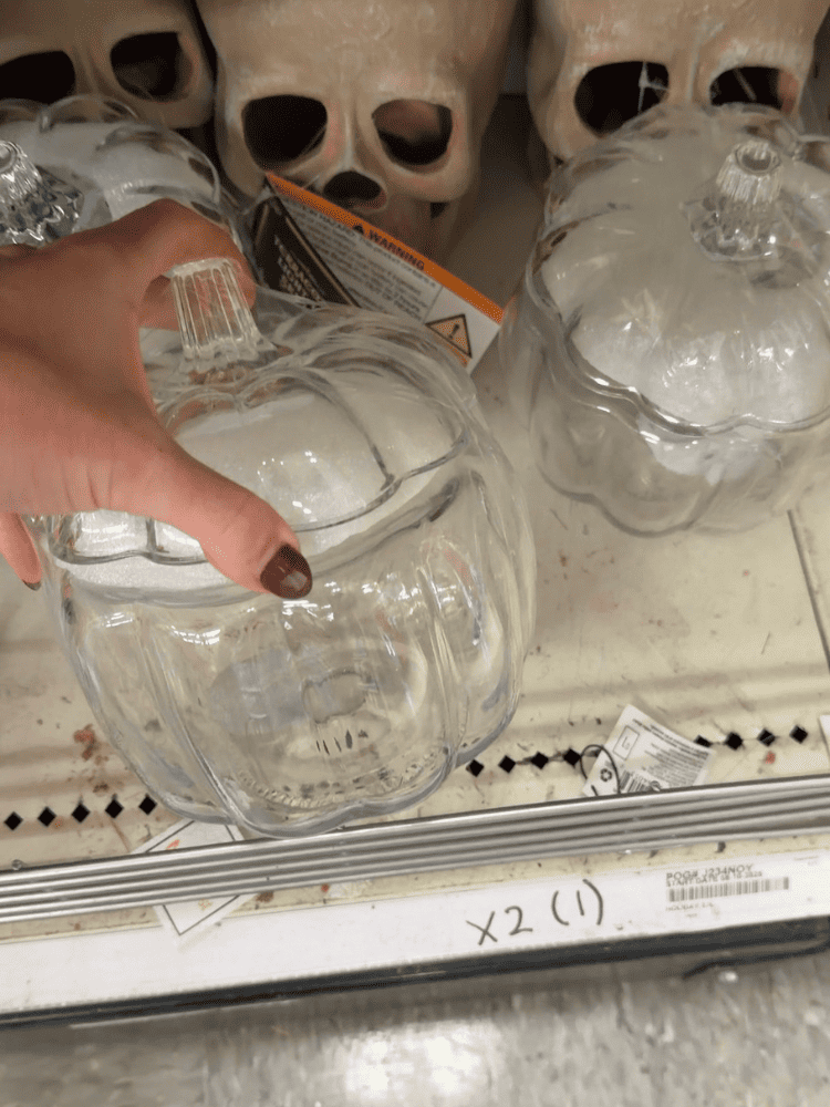 Glass Pumpkin at Target Dollar Spot