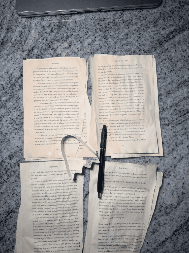 Making Ghosts Out of Book Pages