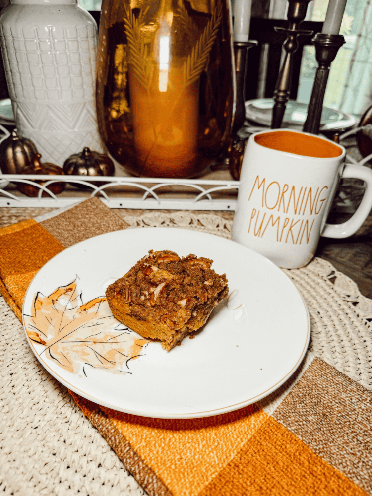 Pumpkin Pecan Coffee Cake