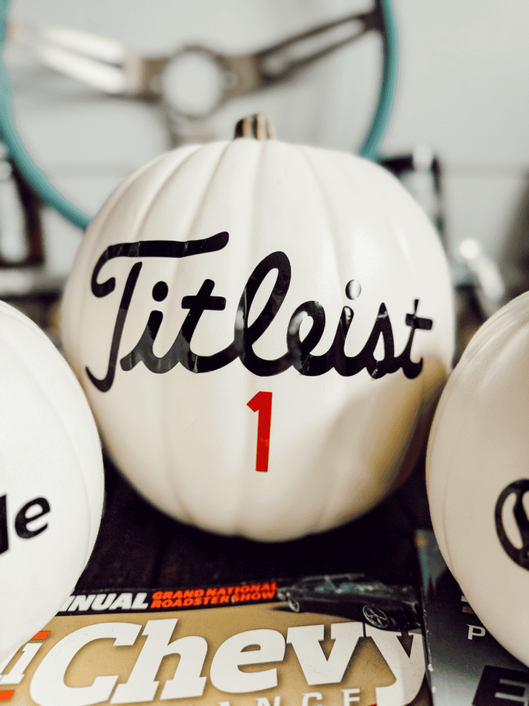 Titleist Golf Ball Pumpkin