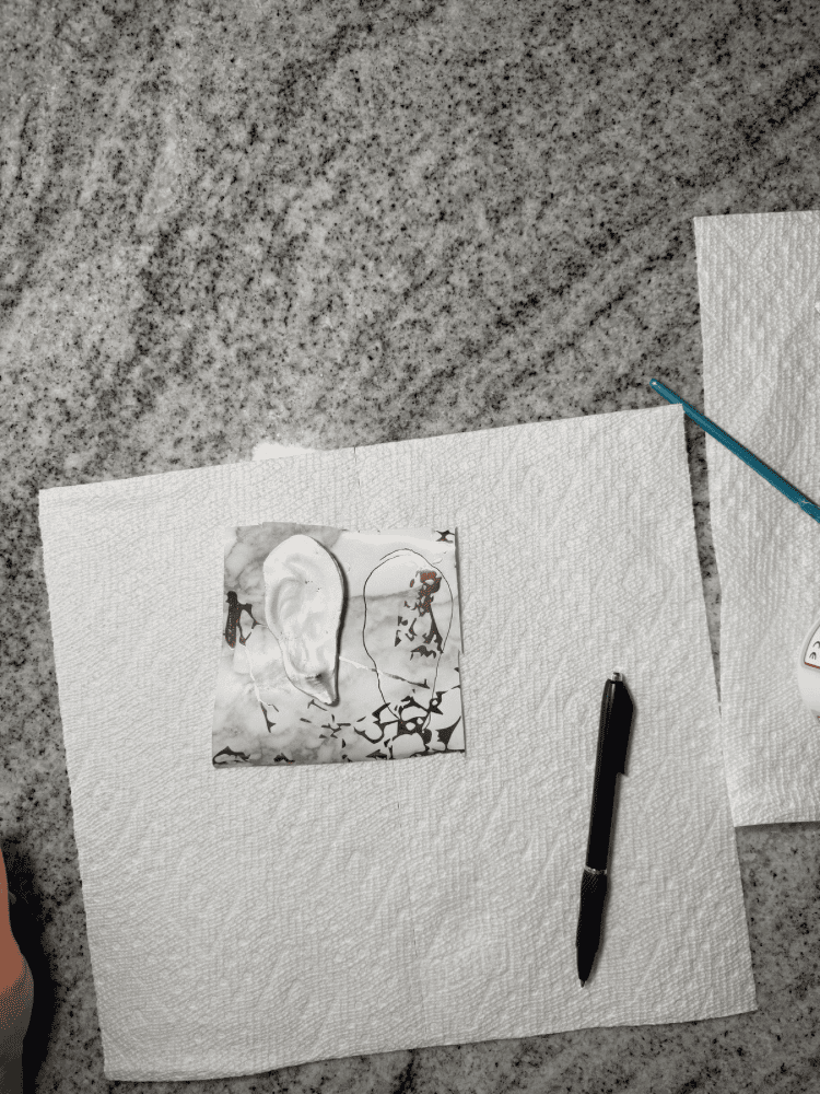 Tracing on Wrapping Paper