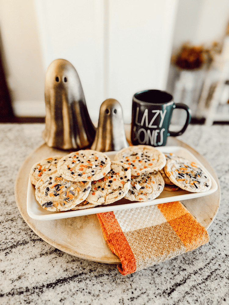 Easy Halloween Sprinkle Cookies