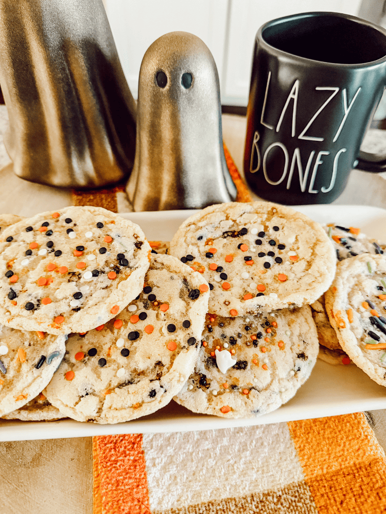 Halloween Sprinkle Cookies